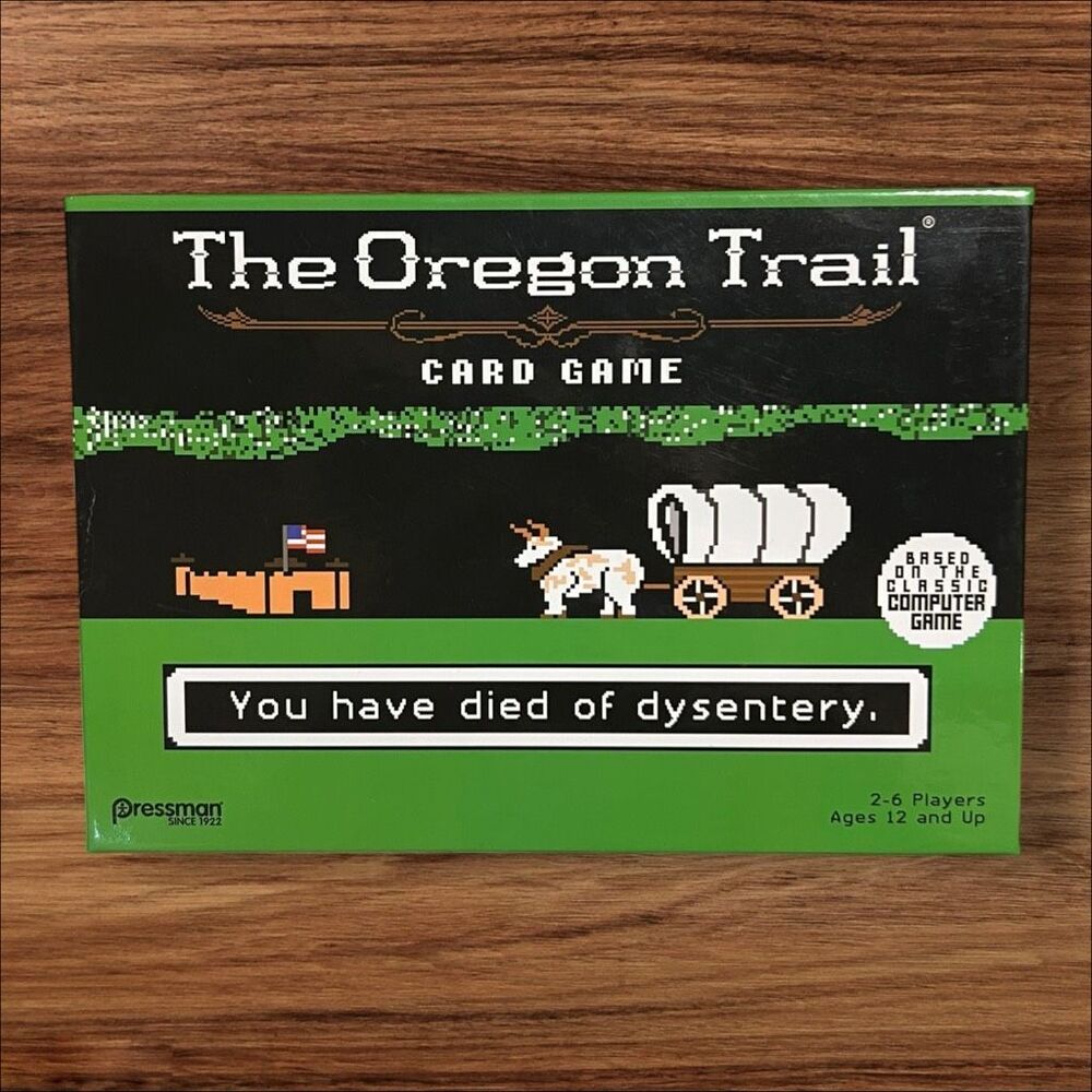 The Oregon Trail Card Game Pressman Complete Target Edition